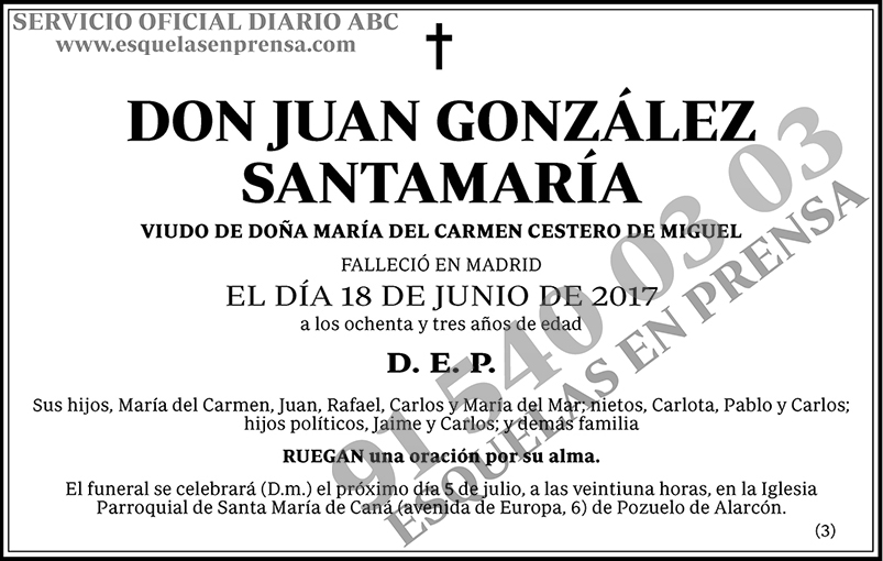 Juan González Santamaría